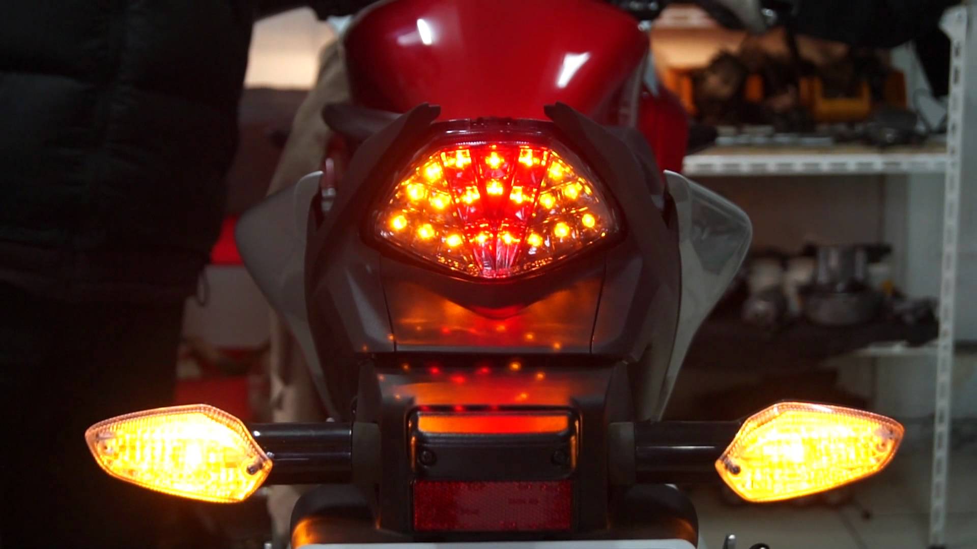 Integrated LED TailLight Turn Signals 250R 20102015 TechParts